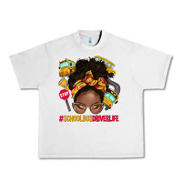 Lunar Rock school bus driver life afro messy bun Urban Heavy Tee - NancyCooperArtShop