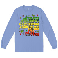 Colony Blue title black history celebration Long Sleeve Tee - LillyAllenDesigns