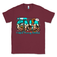 Burgundy cna certified nursing assistant Classic Tee - JahusDesignShop