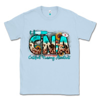 Dusty Blue cna certified nursing assistant Classic Tee - JahusDesignShop