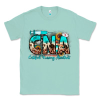 Seafoam cna certified nursing assistant Classic Tee - JahusDesignShop