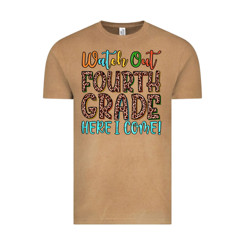 Watch Out Fourth Grade Here I Come! Vintage Tee by JahusDesignShop | Teevron