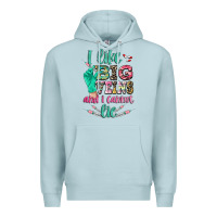 Blue Mist I like big veins and i cannot lie Premium Hoodie - CowGirlArtShop