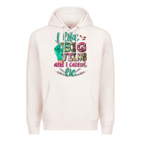 Pale Pink I like big veins and i cannot lie Premium Hoodie - CowGirlArtShop