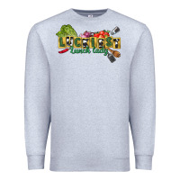 Heather Grey Luckiest lunch lady St. Patrick's Day Premium Sweatshirt - CowGirlArtShop