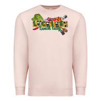 Pale Pink Luckiest lunch lady St. Patrick's Day Premium Sweatshirt - CowGirlArtShop