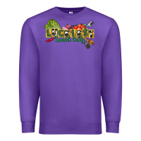 Purple Luckiest lunch lady St. Patrick's Day Premium Sweatshirt - CowGirlArtShop