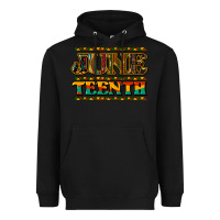 Black Juneteenth Heavyweight Hoodie - HowdyJamesFarm