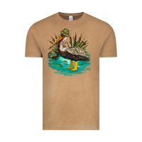 Vintage Camel fishing pelican camp Vintage Tee - NancyCooperArtShop