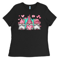 Black valentines day gnomes Ladies Tee - Jasminsmagicworld