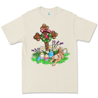 Bone religious easter bunny cross Premium Tee - AdoDesignShop