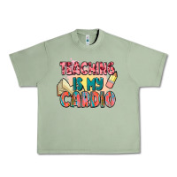 Oil Green teaching is my cardio Urban Heavy Tee - NancyCooperArtShop