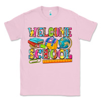Bubblegum Pink welcome school Classic Tee - NancyCooperArtShop