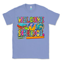 Colony Blue welcome school Classic Tee - NancyCooperArtShop
