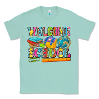 Seafoam welcome school Classic Tee - NancyCooperArtShop