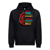 Black hispanic heritage month hand fan Urban Hoodie - BundleAndBundleShop