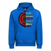 Cobalt hispanic heritage month hand fan Urban Hoodie - BundleAndBundleShop