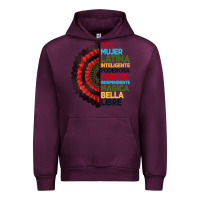 Mauve Wine hispanic heritage month hand fan Urban Hoodie - BundleAndBundleShop