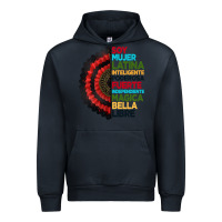 Navy hispanic heritage month hand fan Urban Hoodie - BundleAndBundleShop
