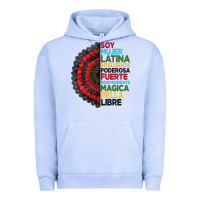 Pigment Grape Ice hispanic heritage month hand fan Urban Hoodie - BundleAndBundleShop