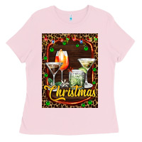Bubblegum Pink cocktail set for Christmas Ladies Tee - AdoDesignShop