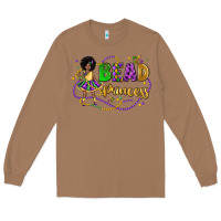 Toasted Coconut bead princess mardi gras Long Sleeve Tee - LillyAllenDesigns