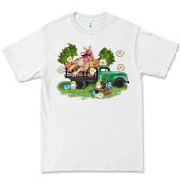 White easter truck with bunny Premium Tee - AdoDesignShop
