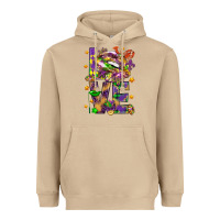 Mushroom Mardi Gras love lips Heavyweight Hoodie - HowdyJamesFarm