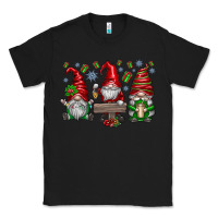 Black christmas gnomes celebration Classic Tee - CowhideDigitalArt