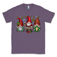 Lavender christmas gnomes celebration Classic Tee - CowhideDigitalArt