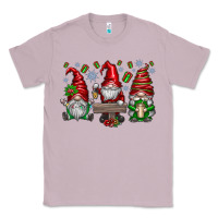 Lilac christmas gnomes celebration Classic Tee - CowhideDigitalArt