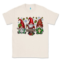 Natural christmas gnomes celebration Classic Tee - CowhideDigitalArt