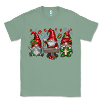 Sage christmas gnomes celebration Classic Tee - CowhideDigitalArt