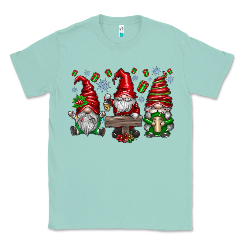 Christmas Gnomes Celebration Classic Tee by CowhideDigitalArt | Teevron