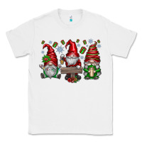 White christmas gnomes celebration Classic Tee - CowhideDigitalArt