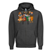 Charcoal Heather wizards coffee cups Zipper Hoodie - texasbilliewilder
