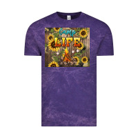 Cloud Purple camp life Vintage Tee - NancyCooperArtShop