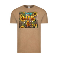 Vintage Coffee camp life Vintage Tee - NancyCooperArtShop