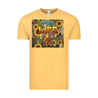 Vintage Mustard camp life Vintage Tee - NancyCooperArtShop