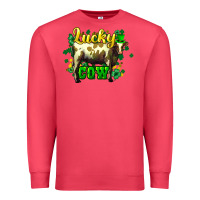 Cardinal St. Patrick's Day Cow Premium Sweatshirt - HowdyJamesFarm