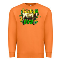 Carrot St. Patrick's Day Cow Premium Sweatshirt - HowdyJamesFarm
