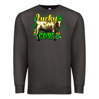 Smoke St. Patrick's Day Cow Premium Sweatshirt - HowdyJamesFarm