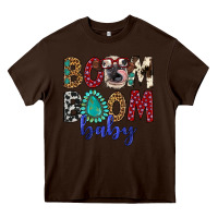 Chocolate Brown boom boom baby Heavy Core Tee - Artiststas
