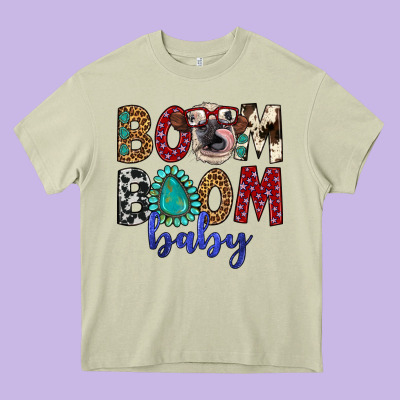 Boom Boom Baby Heavy Core Tee Designed By Artiststas