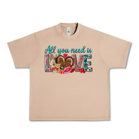 Burro all you need is love Urban Heavy Tee - NancyCooperArtShop