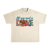 Sandshell all you need is love Urban Heavy Tee - NancyCooperArtShop