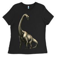 Black brachiosaurus Ladies Tee - Artiststas