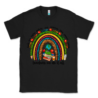 Black teachers we do it all rainbow Classic Tee - NancyCooperArtShop