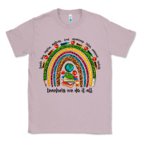 Lilac teachers we do it all rainbow Classic Tee - NancyCooperArtShop