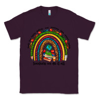 Plum teachers we do it all rainbow Classic Tee - NancyCooperArtShop